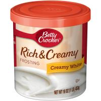 Betty Crocker Rich &  Creamy White Frosting 453g - 8 Packs CASE BUY
